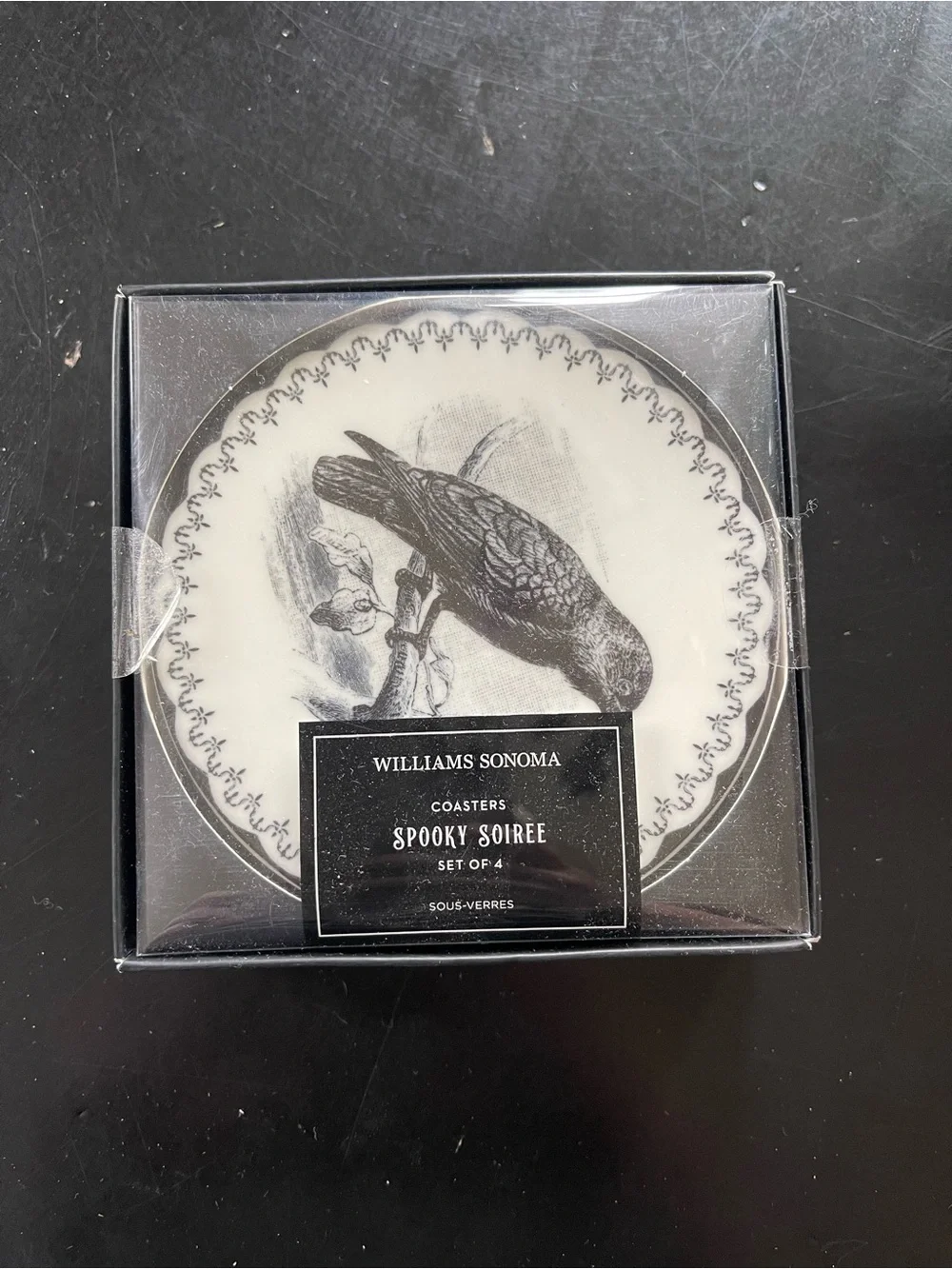 Williams Sonoma Spooky Soiree Coasters